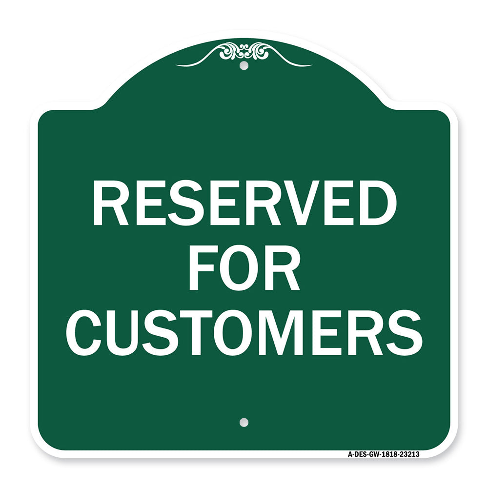 Reserved for Customers