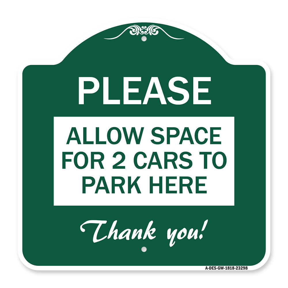 Please - Allow Space for 2 Cars to Park Here Thank You!