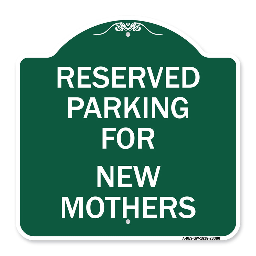 Parking Reserved for New Mothers