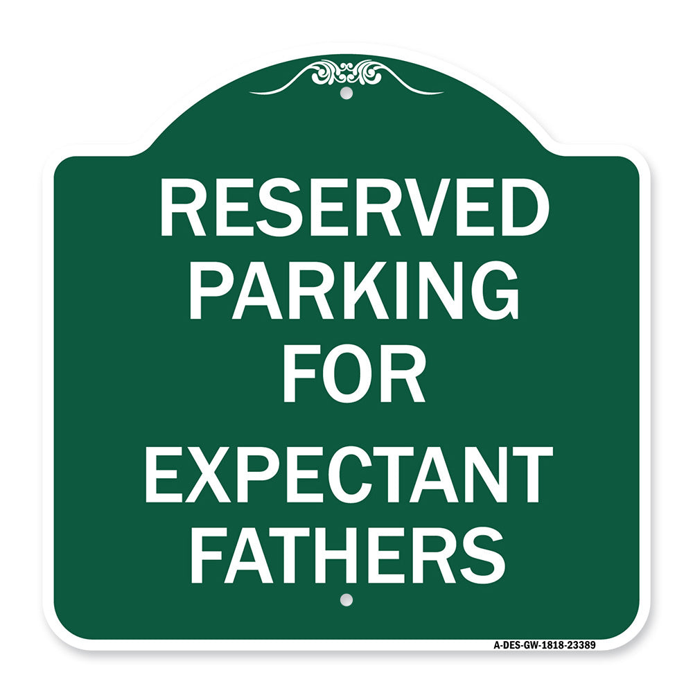 Parking Reserved for Expectant Fathers