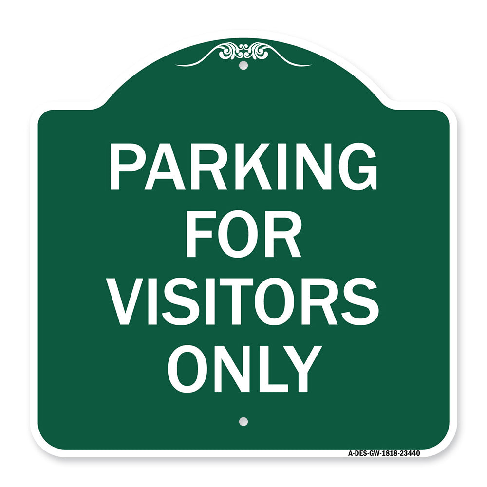 Parking for Visitors Only