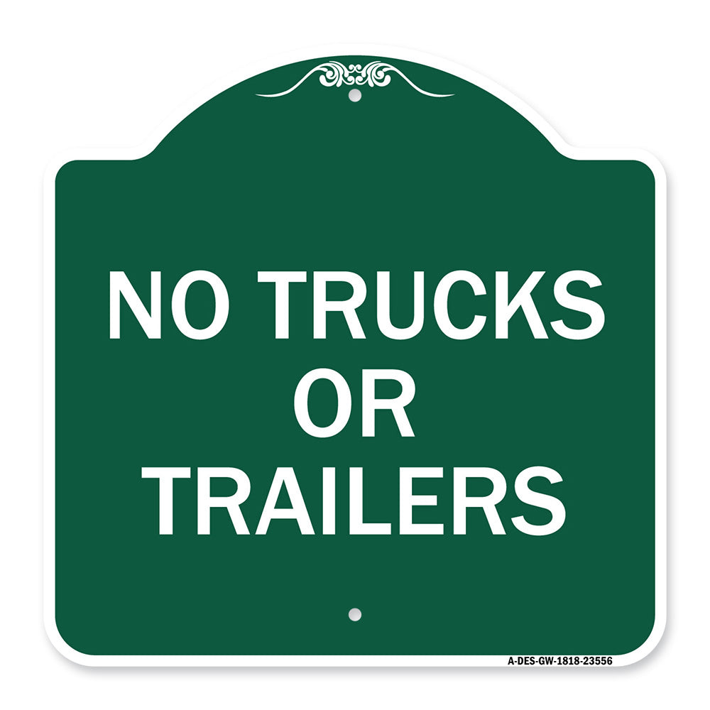 No Trucks or Trailers