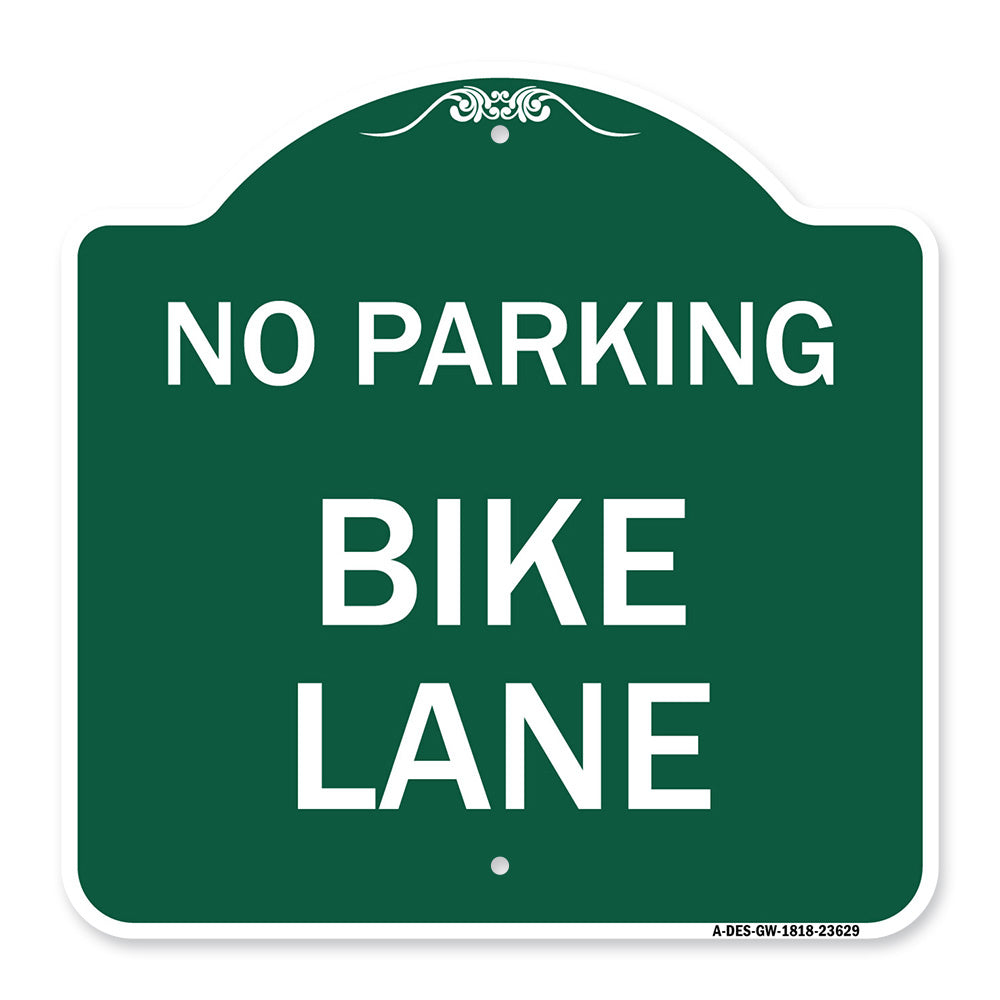 No Parking Bike Lane