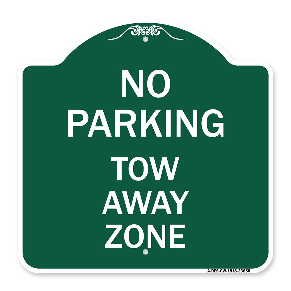 No Parking Tow Away Zone
