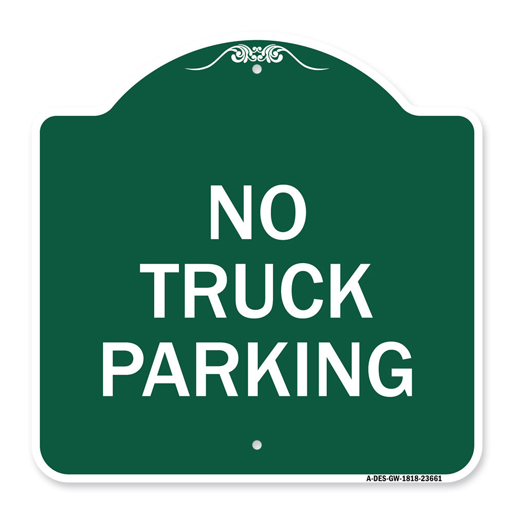 No Parking Sign No Truck Parking