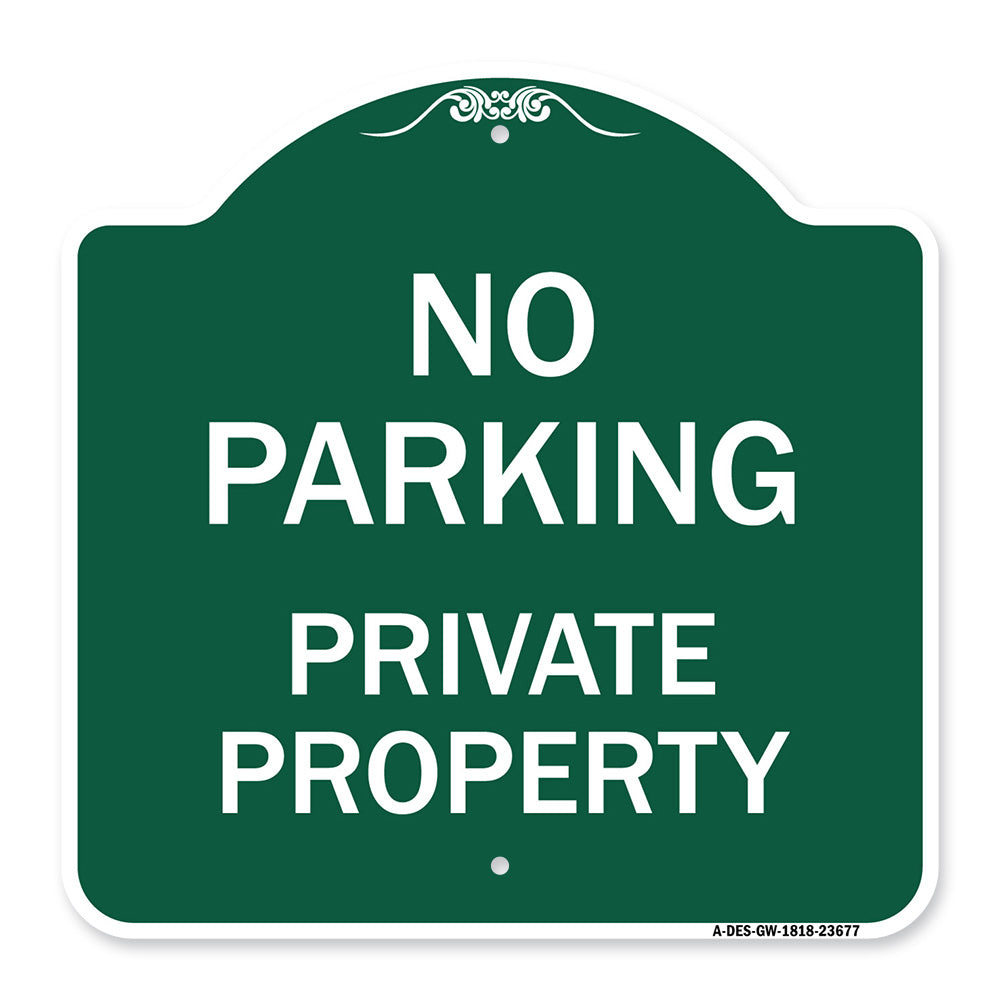 No Parking Private Property
