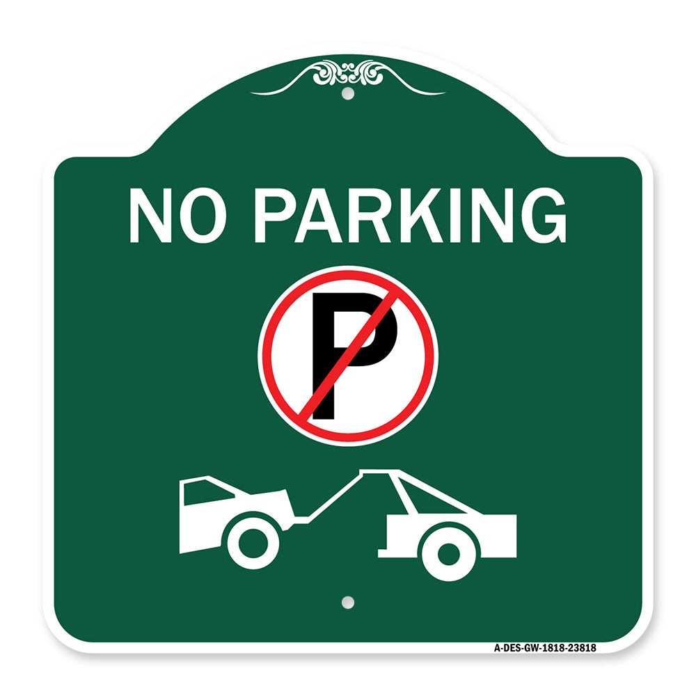 No Parking (No Parking Symbol and Tow Truck Symbol)