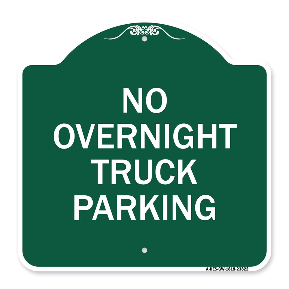 No Overnight Truck Parking