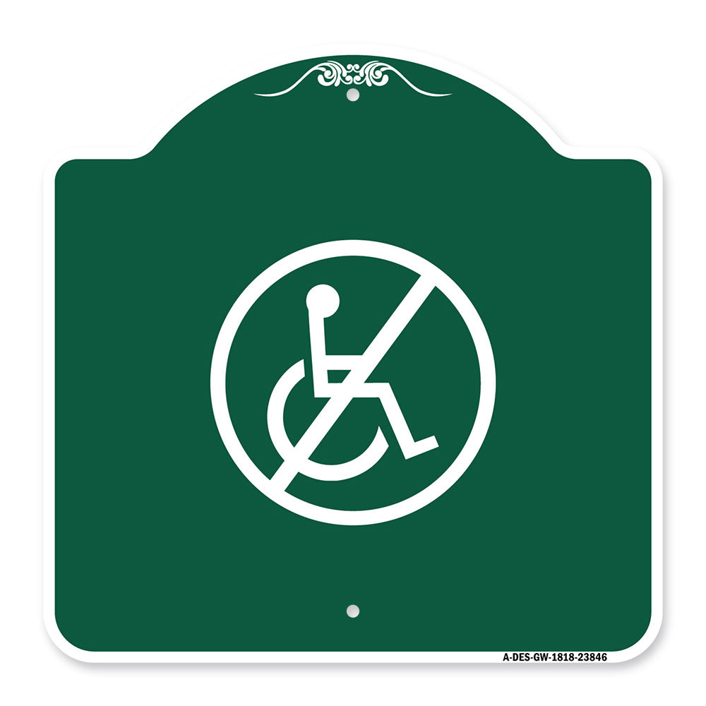 No Handicap Symbol