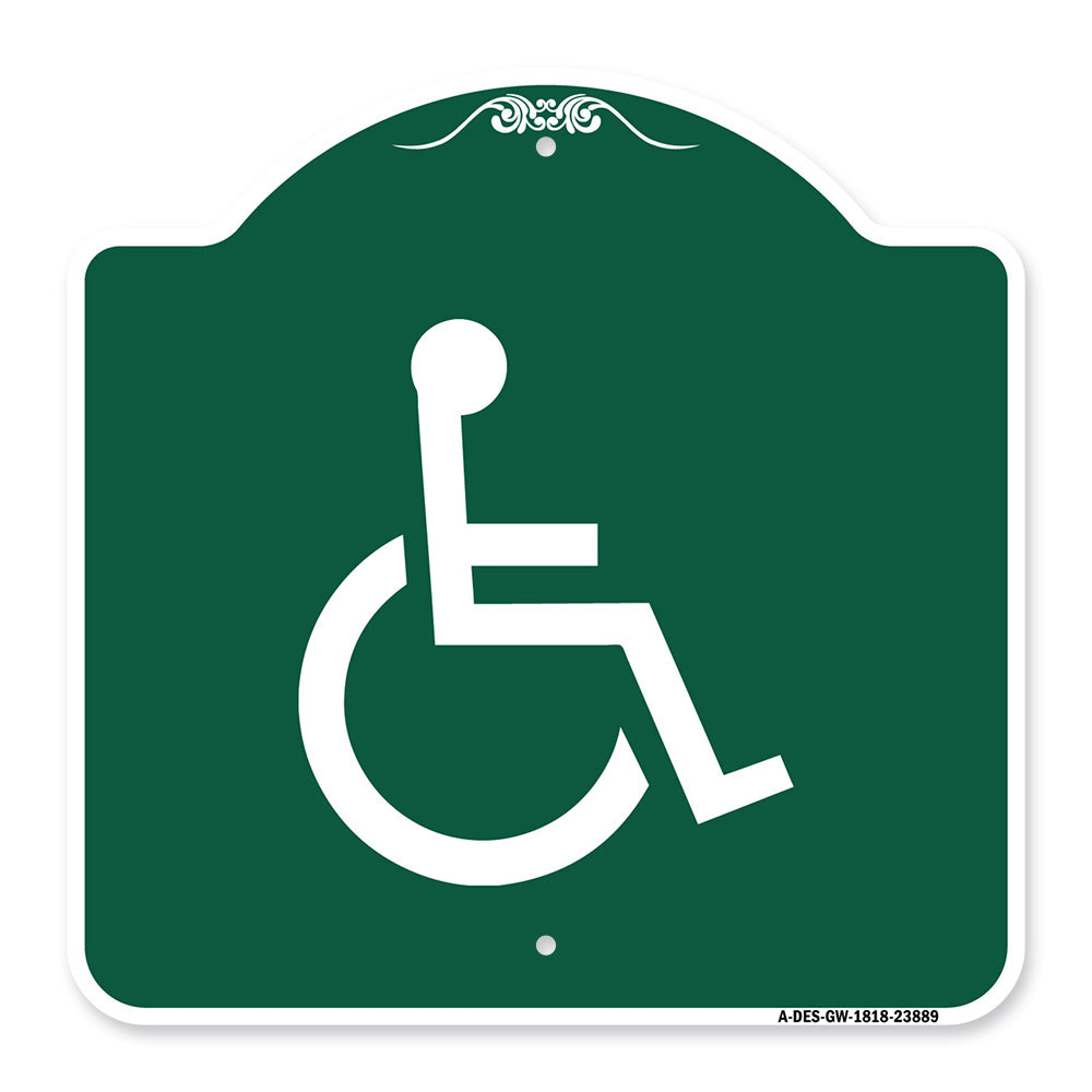 Large Handicapped Symbol