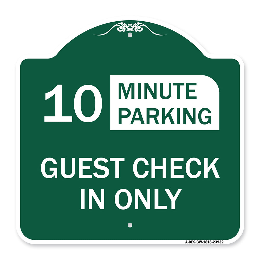 Guest Check in Only (Choose Your Limit) Minute Parking