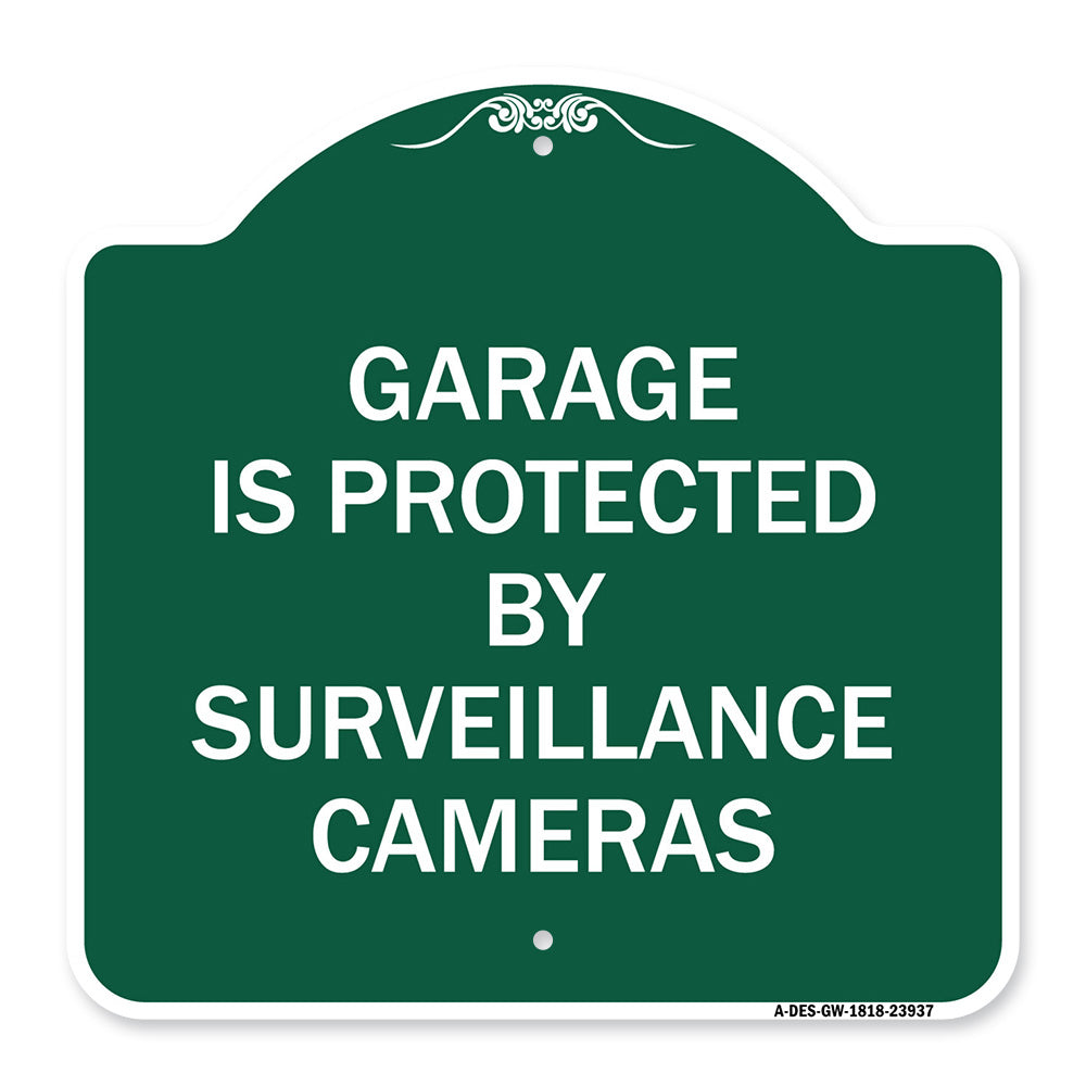 Garage Is Protected by Surveillance Cameras