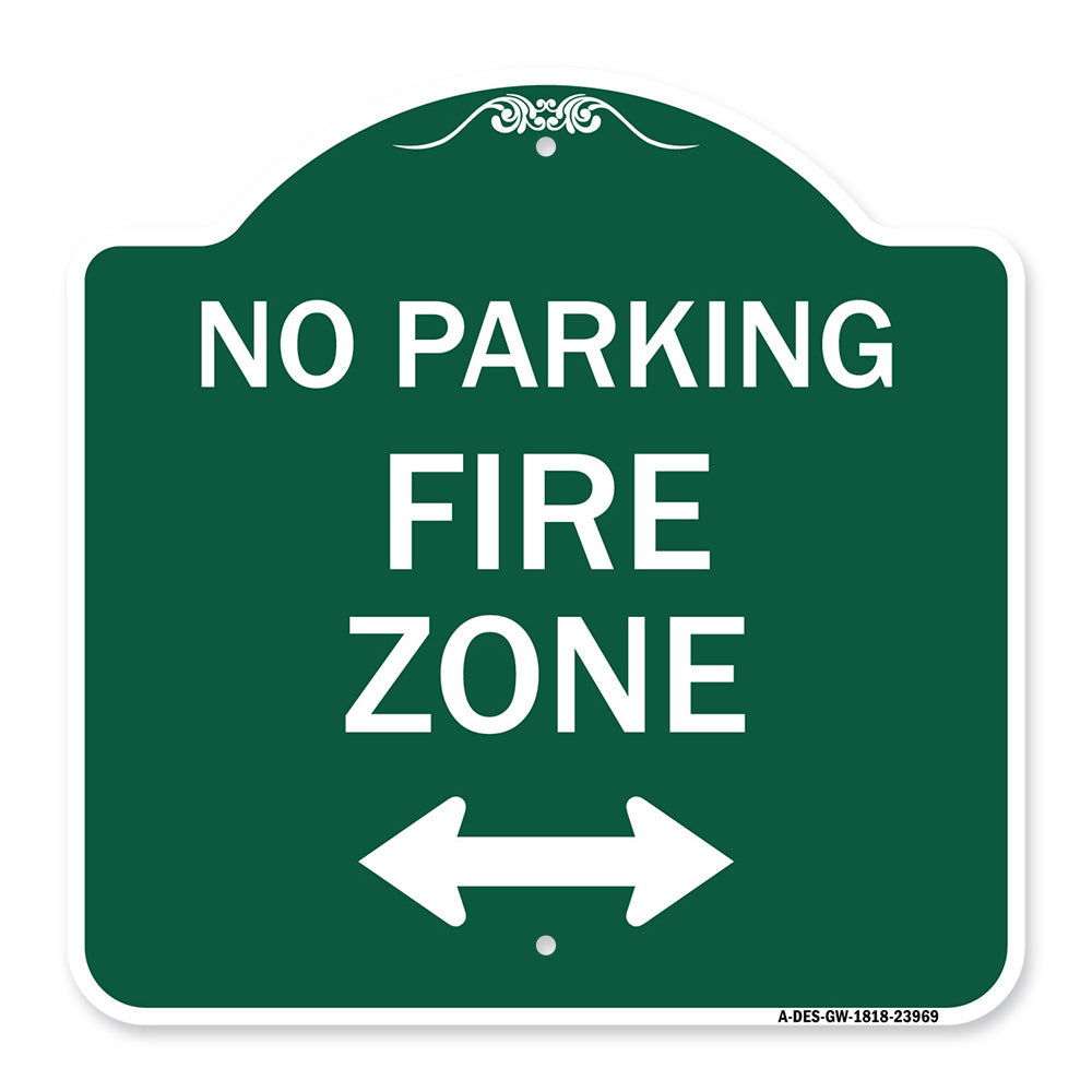 Fire Zone with Bidirectional Arrow
