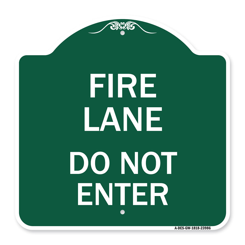 Fire Lane Do Not Enter