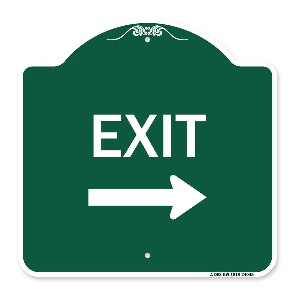 Exit (With Right Arrow) 3