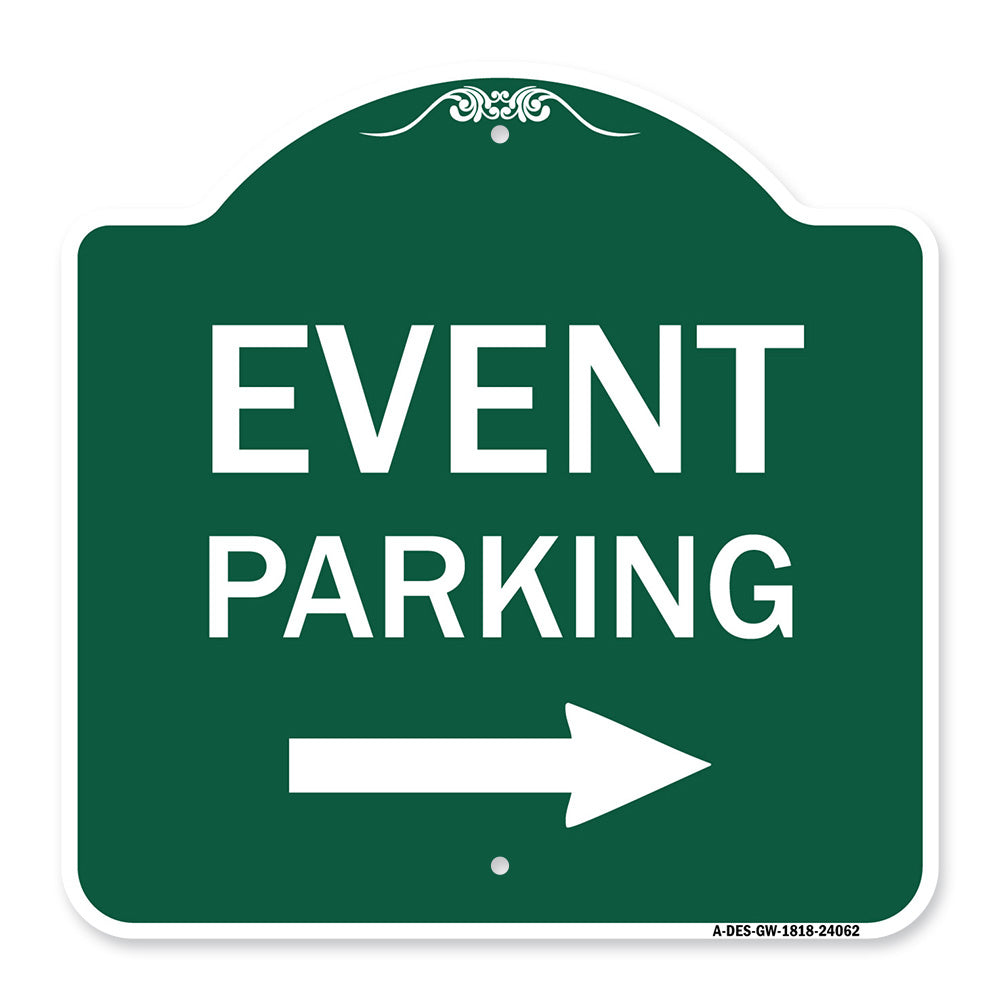 Event Parking with Left Right Arrow