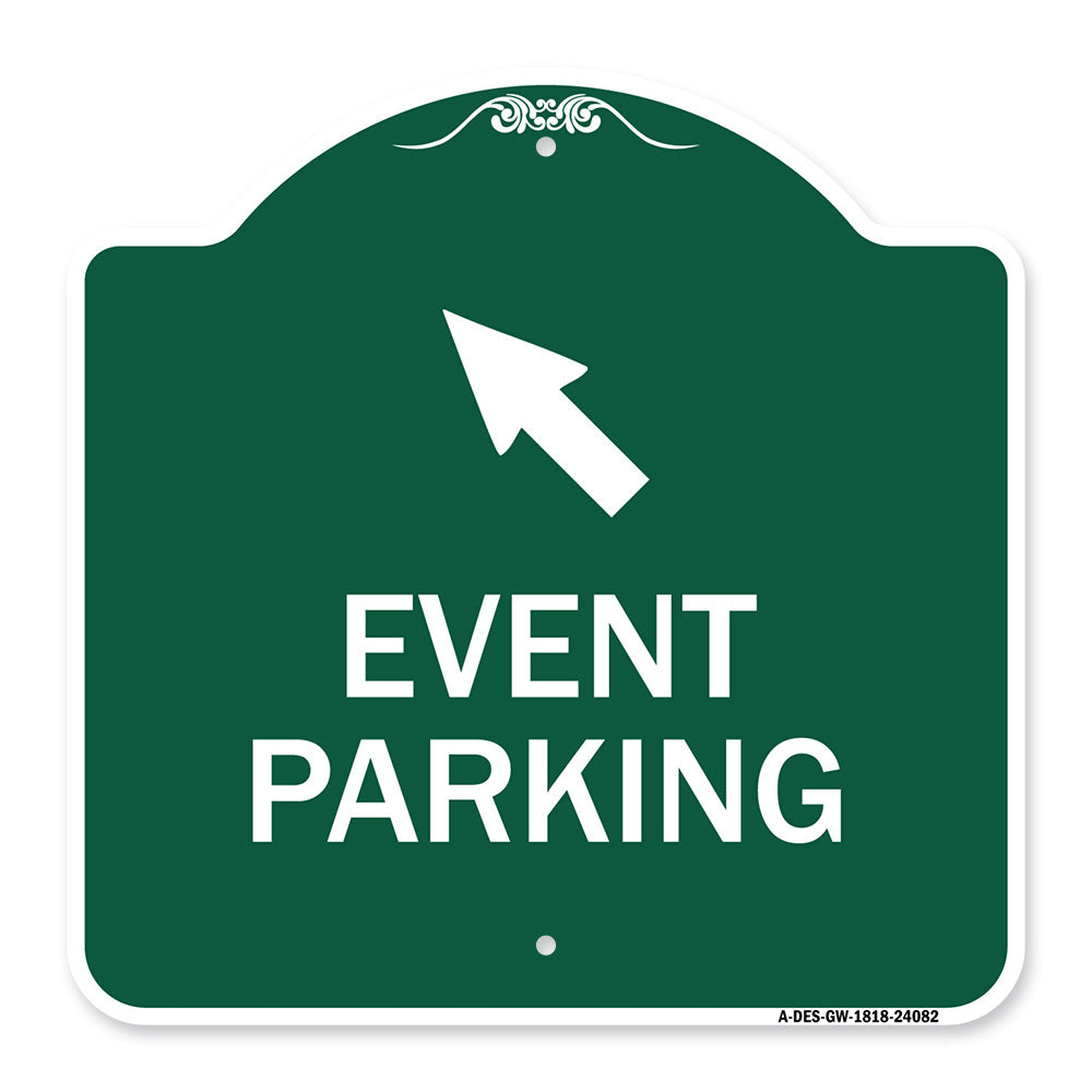 Event Parking (Up Left Arrow Symbol)