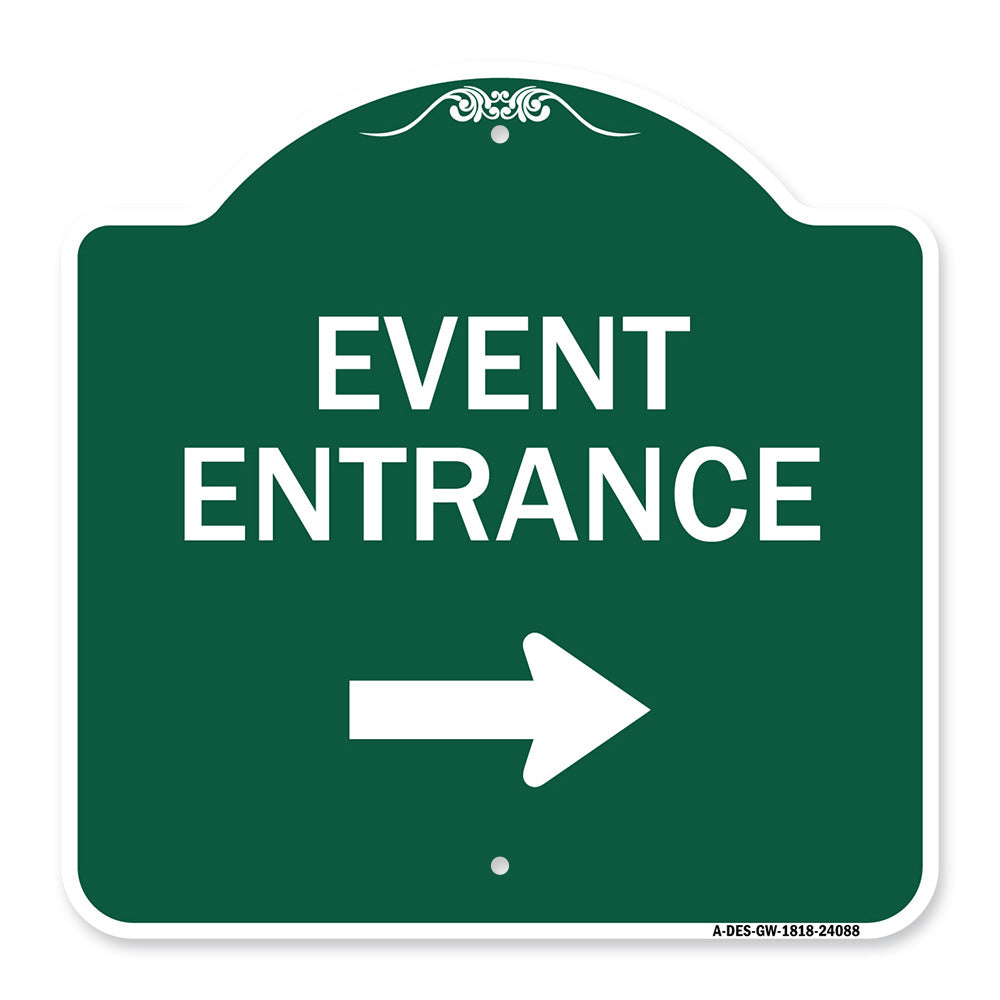 Event Entrance (With Right Arrow)