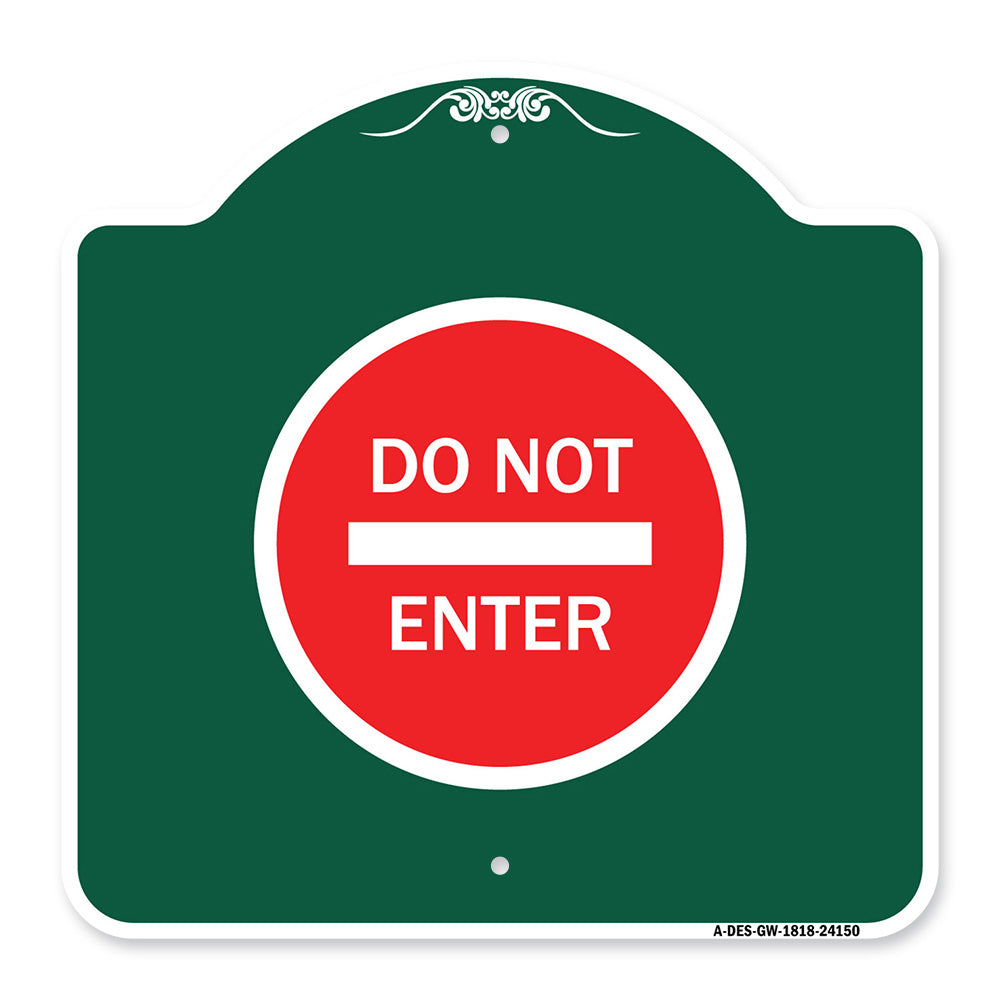 Do Not Enter