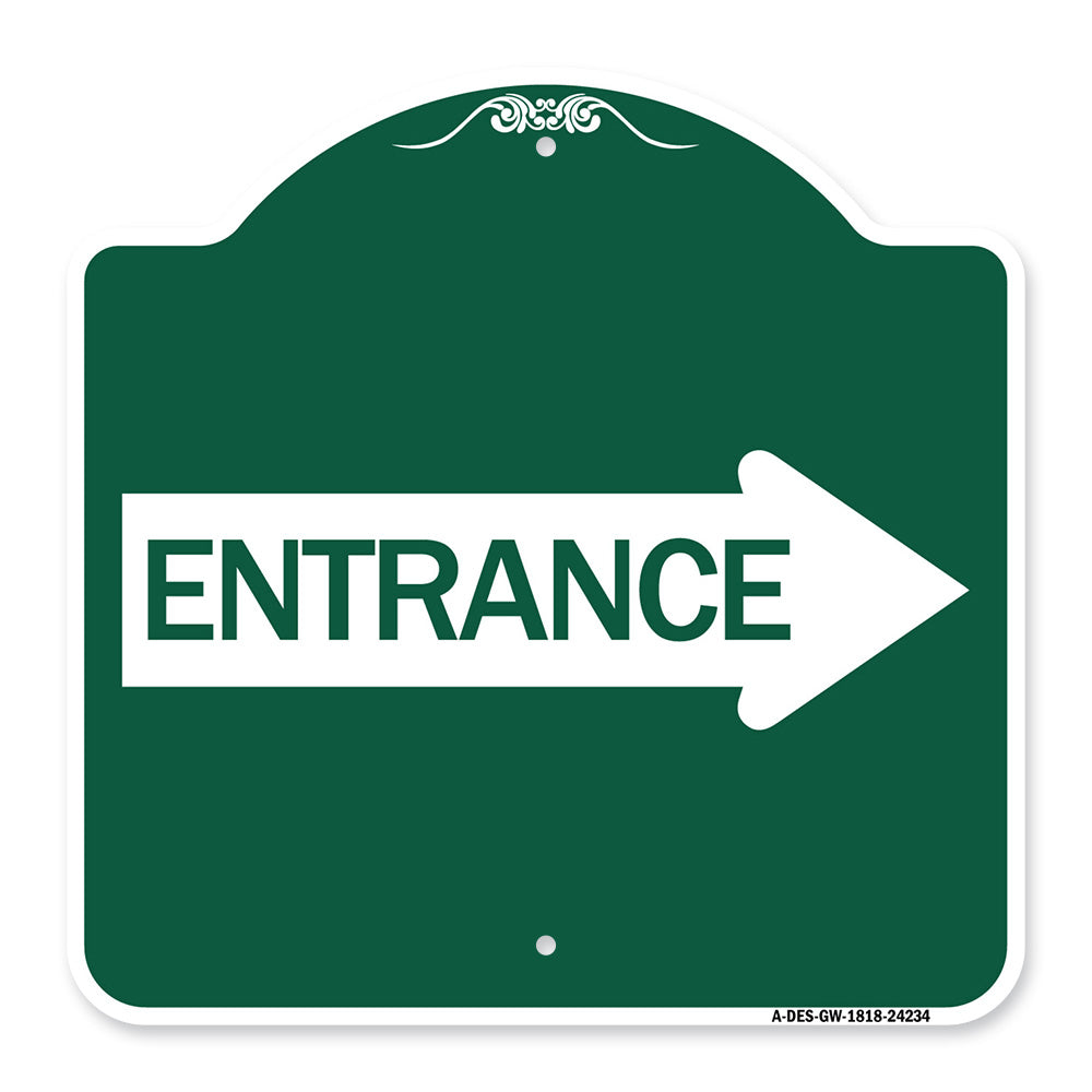 Right Arrow Entrance