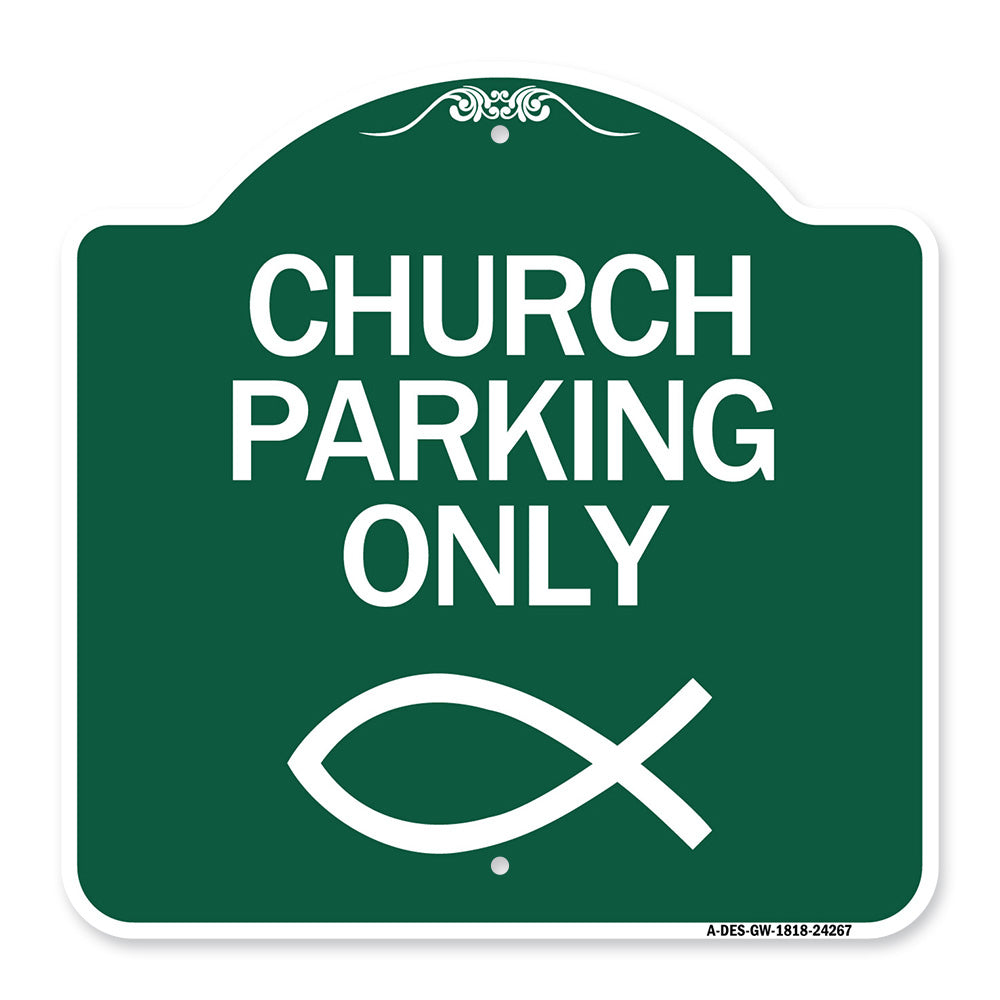 Church Parking Only (Symbol)