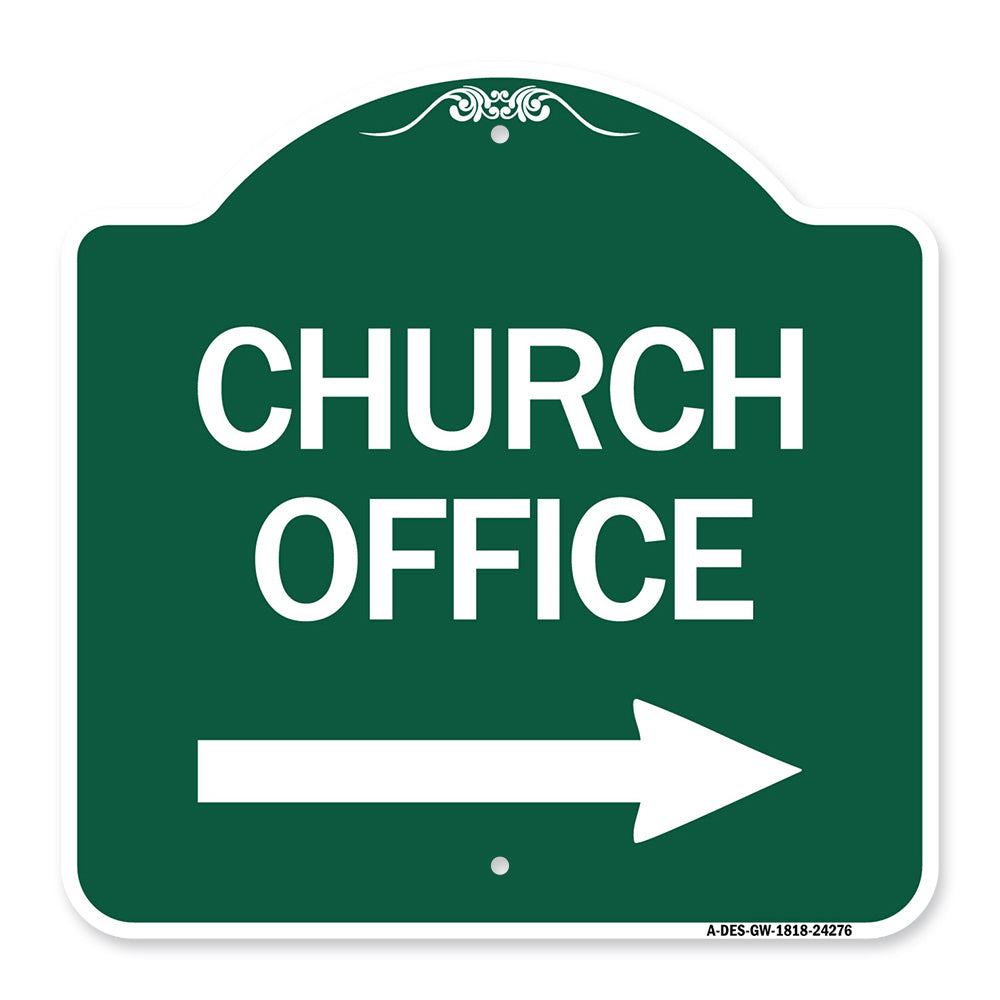 Church Office (With Right Arrow)