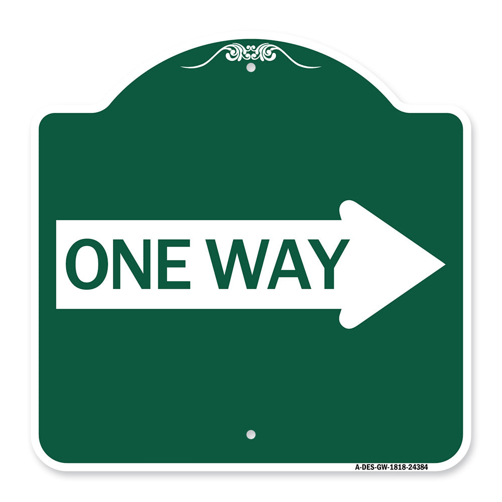 One Way (With Right Arrow)