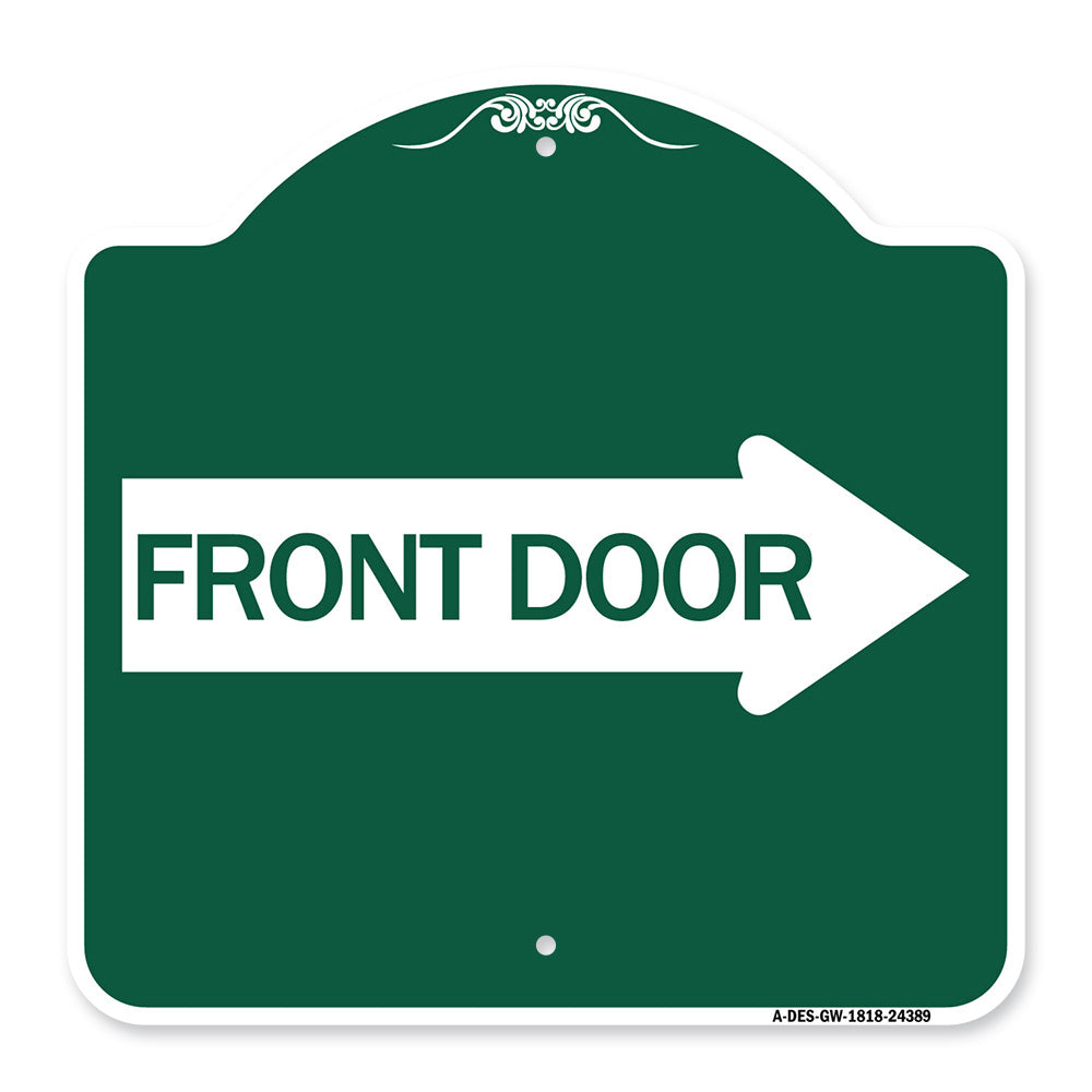 Front Door (With Right Arrow)
