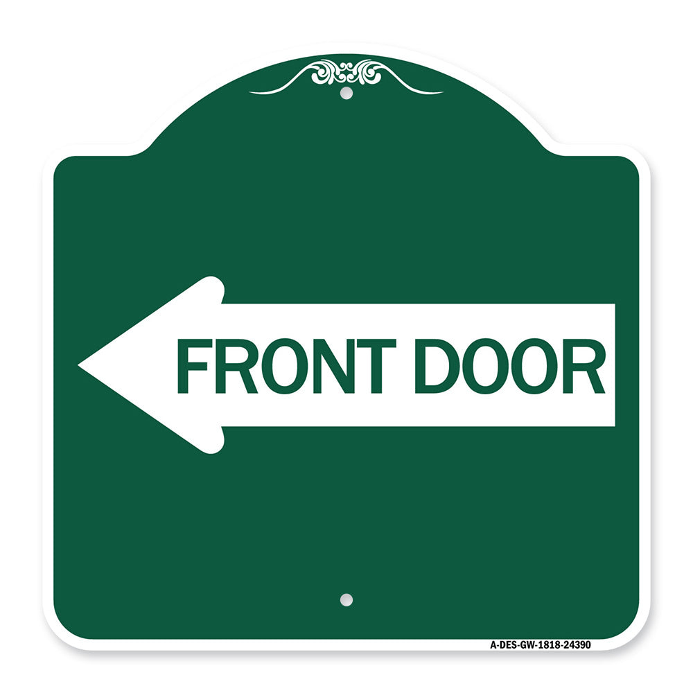 Front Door (With Left Arrow)