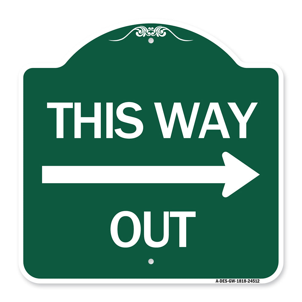 This Way Out (Right Arrow)