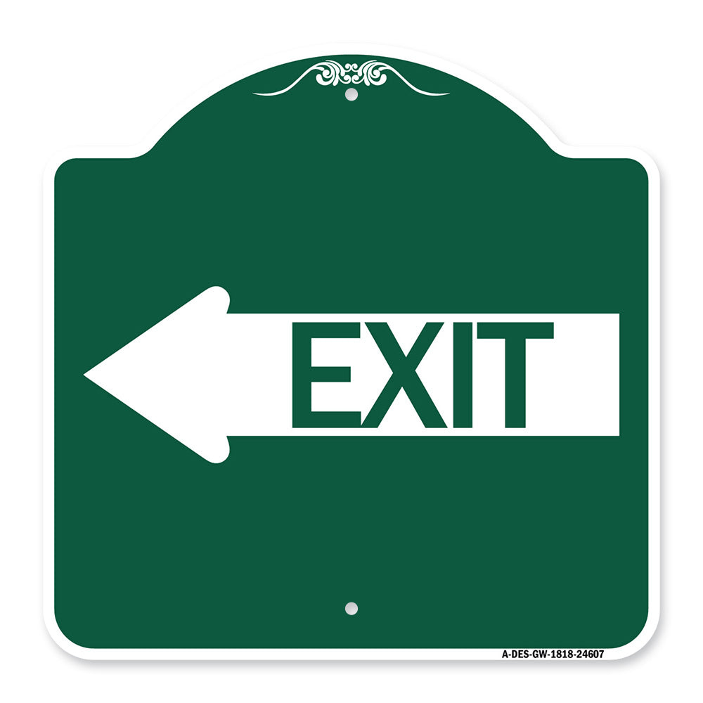 Exit (With Left Arrow)