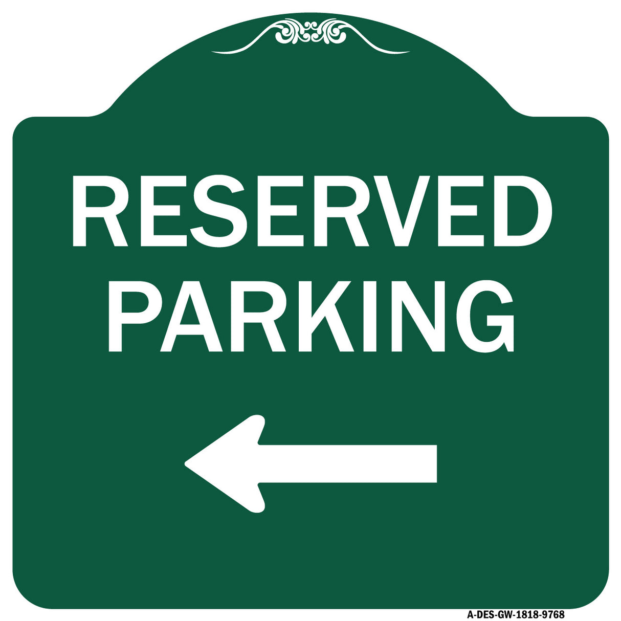 Reserved Parking Left