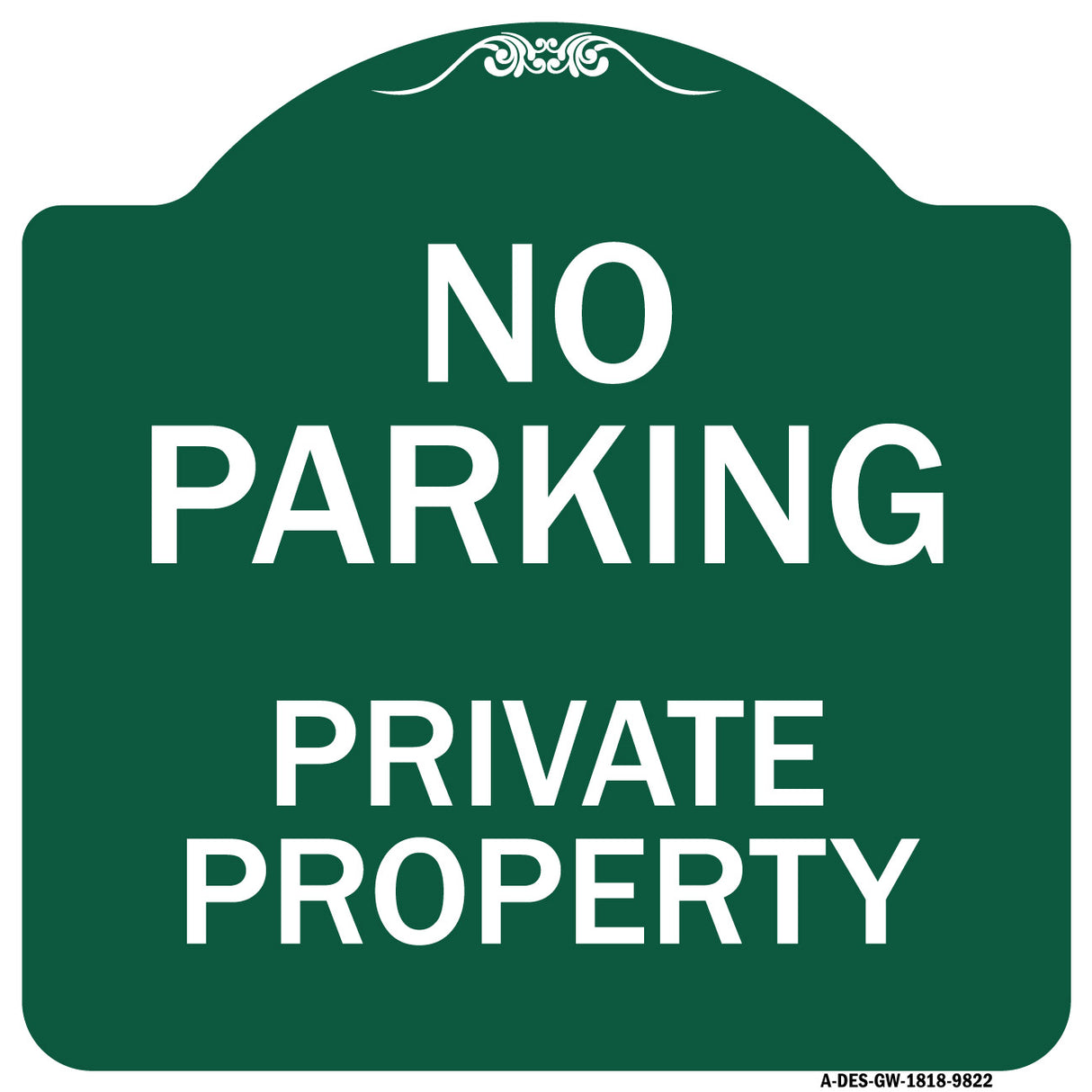 No Parking Private Property