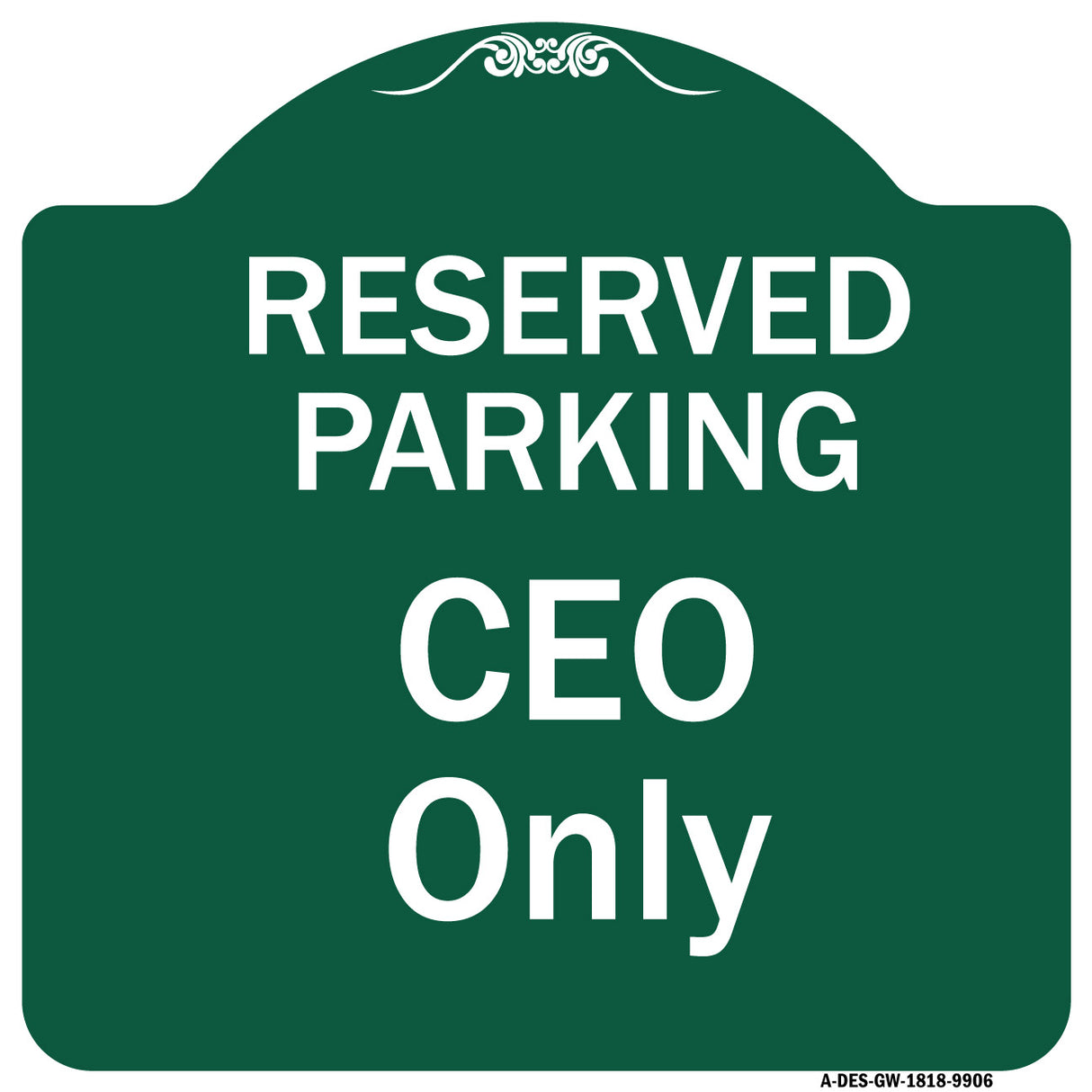 Reserved Parking Ceo Only