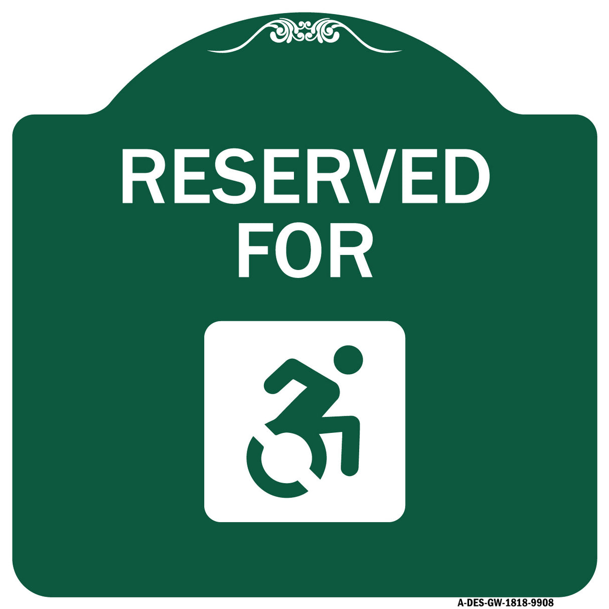 Reserved For (With Accessible Symbol)