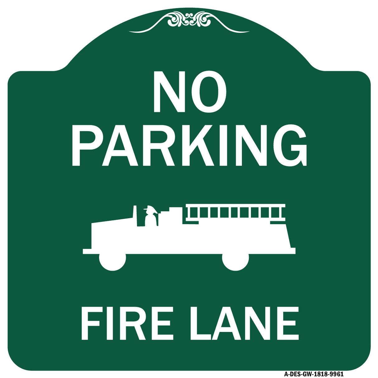 No Parking Fire Lane