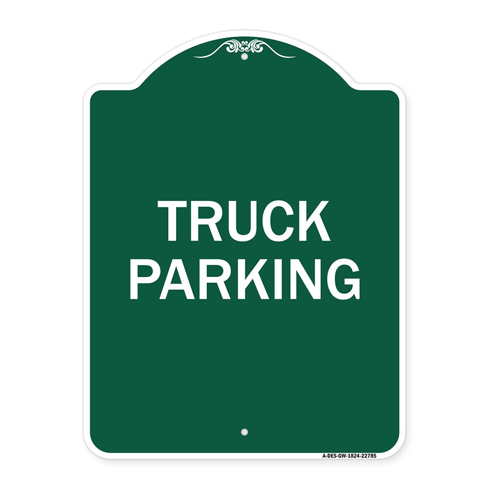 Truck Sign Truck Parking
