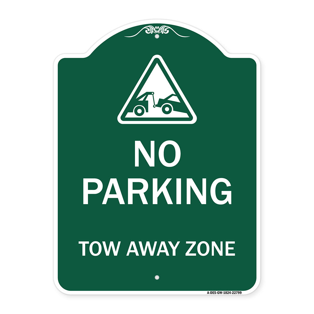 Tow Away Zone with Graphic
