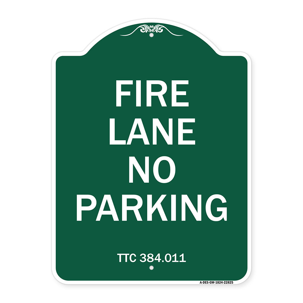 Texas Fire Lane No Parking
