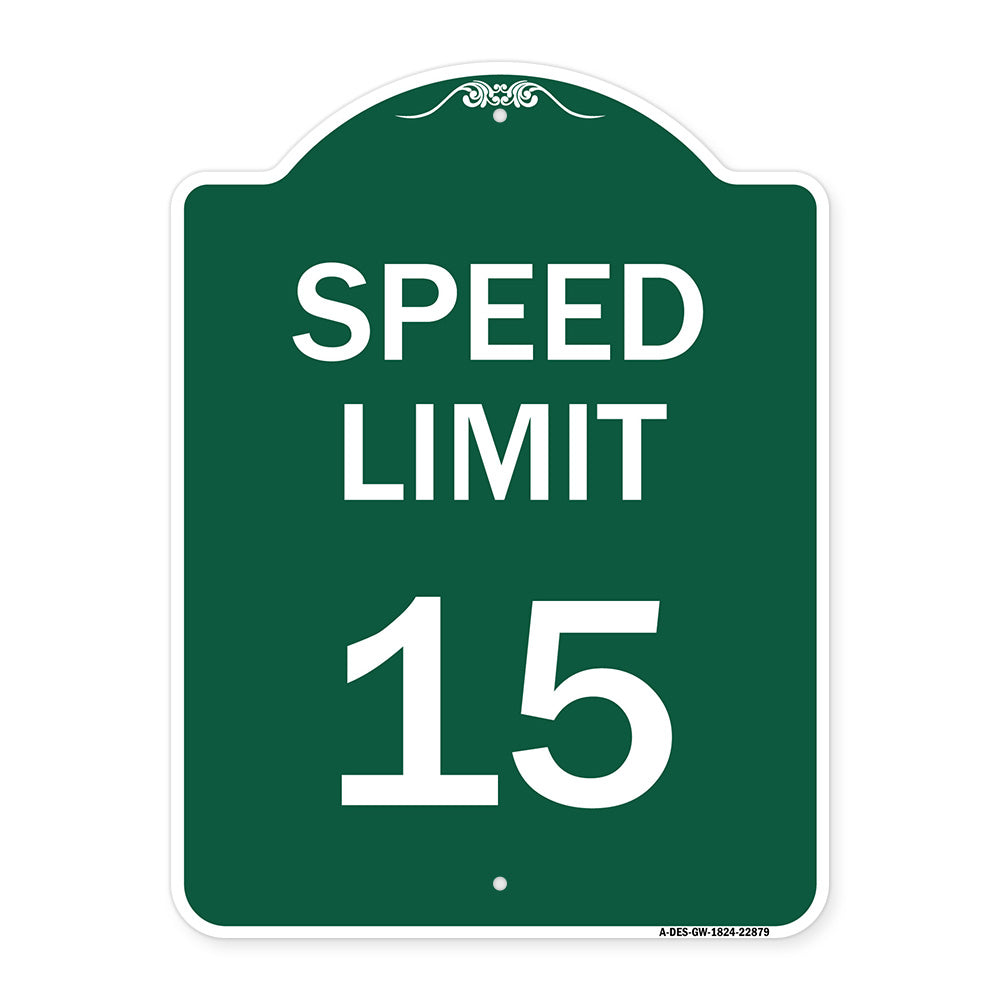 Speed Limit 15 Mph