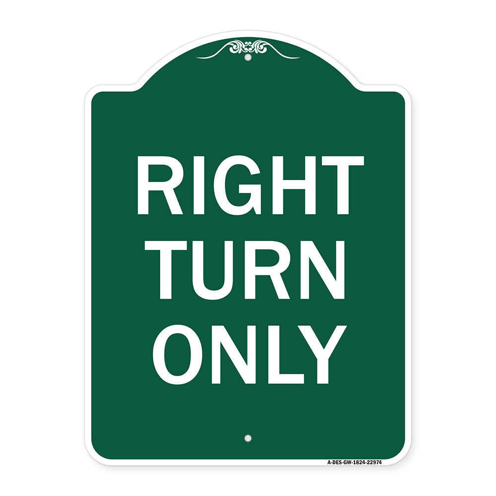 Right Turn Only