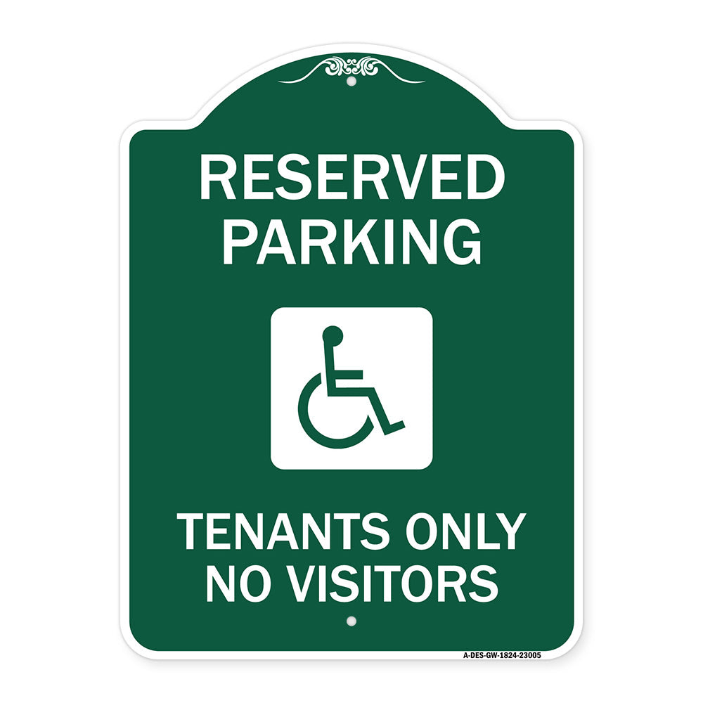 Reserved Parking Tenants Only No Visitors (With Graphic)