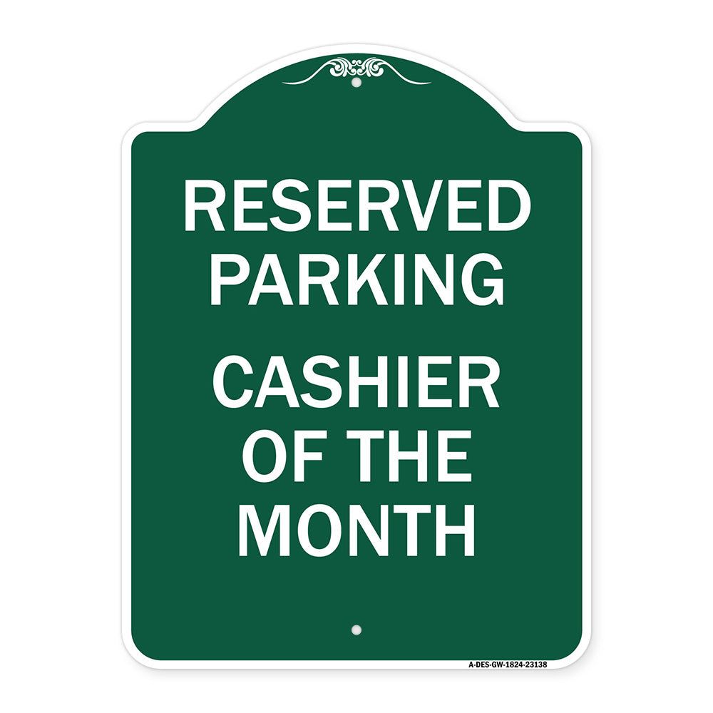 Reserved Parking Cashier of the Month