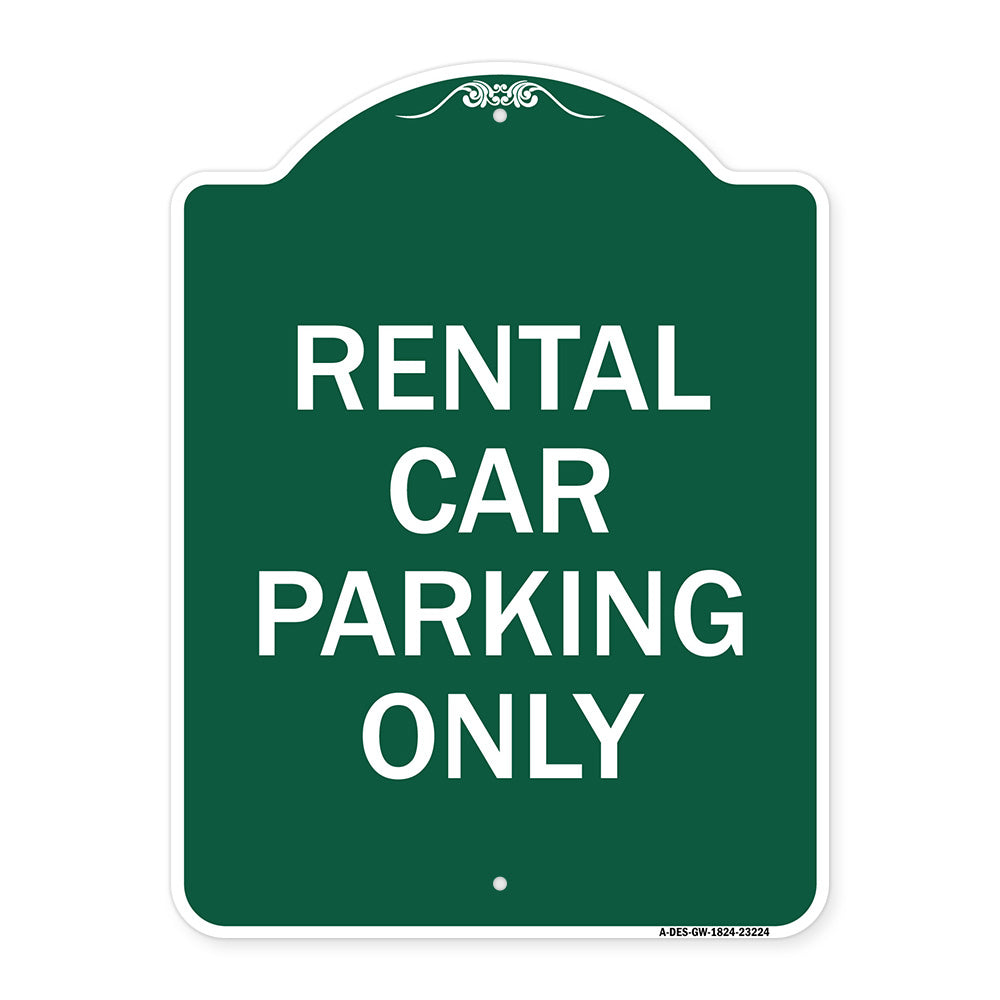 Rental Car Parking Only