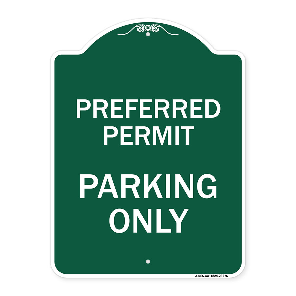 Preferred Permit Parking Only