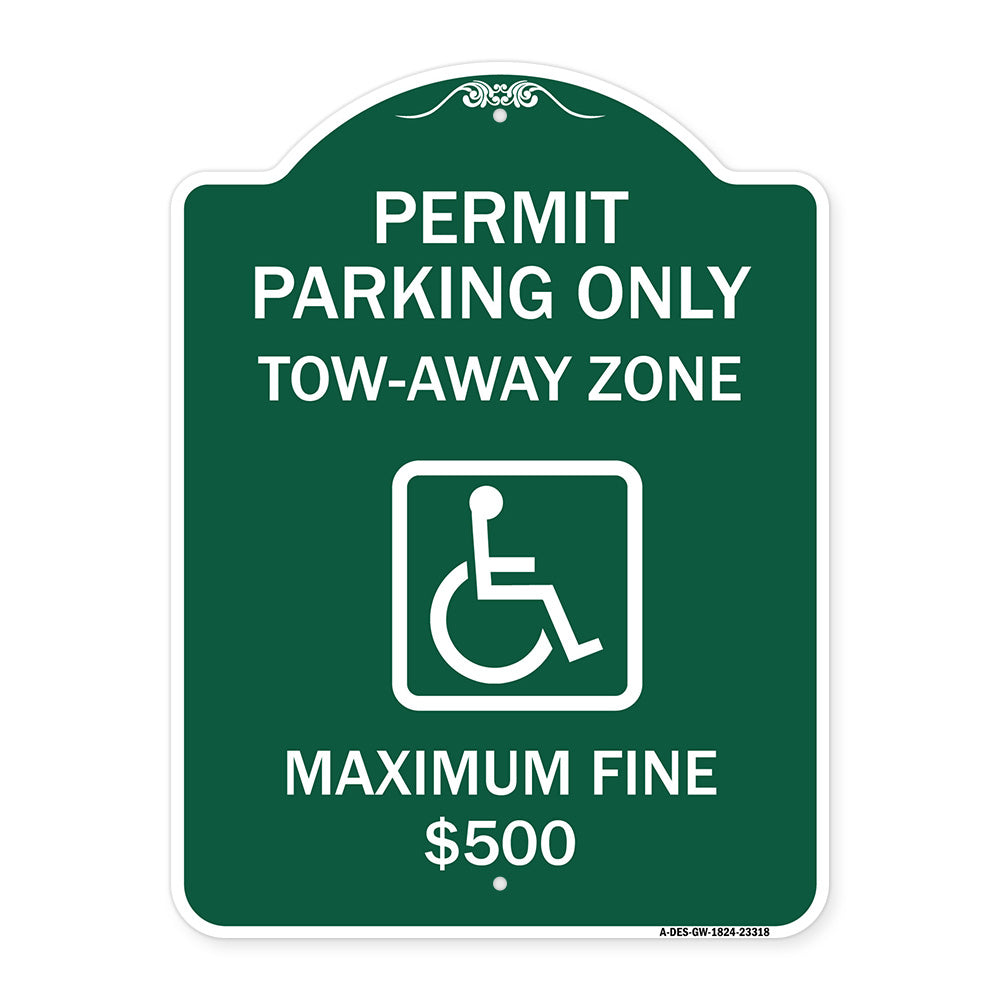 Permit Parking Only Tow-Away Zone Maximum Fine