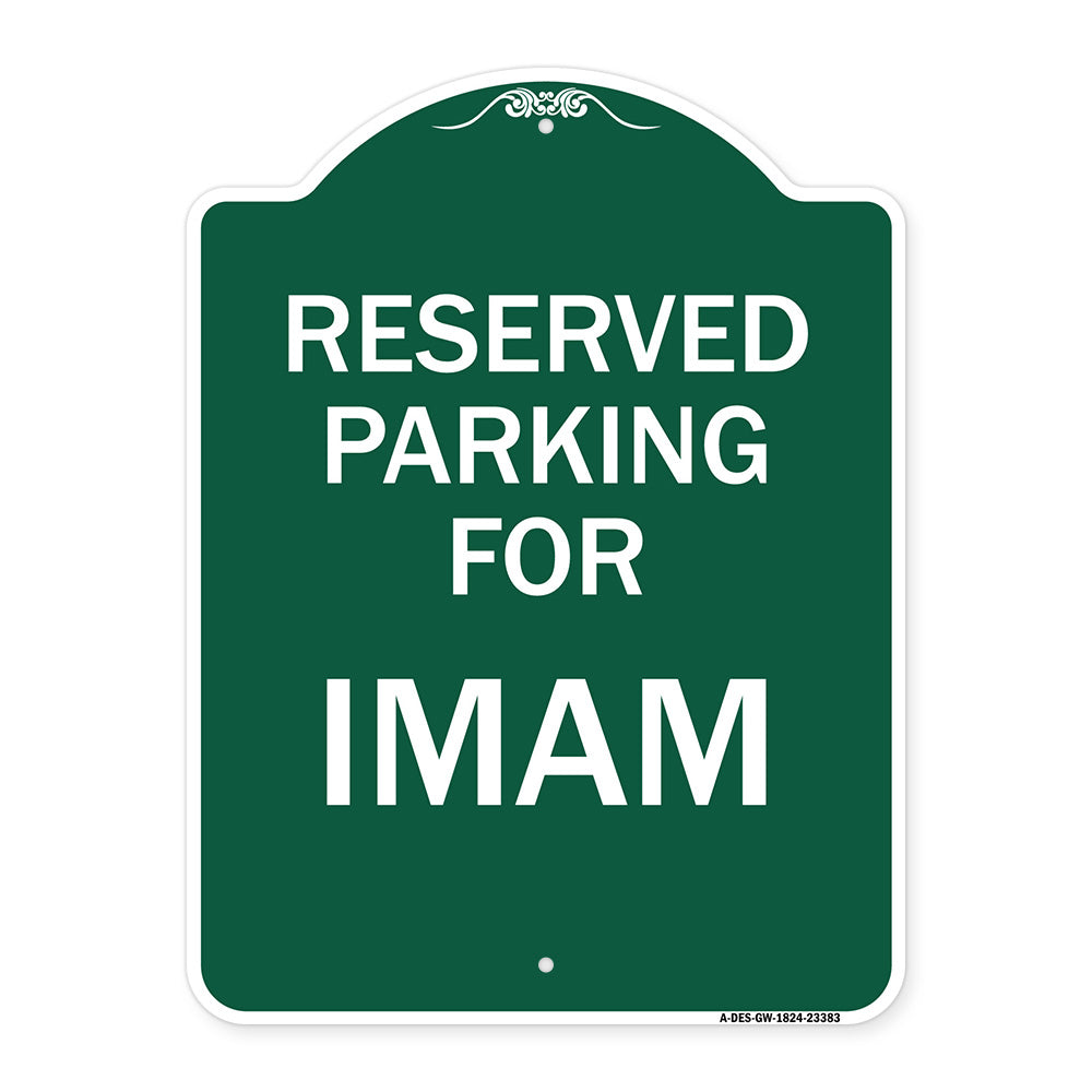 Parking Reserved for Imam