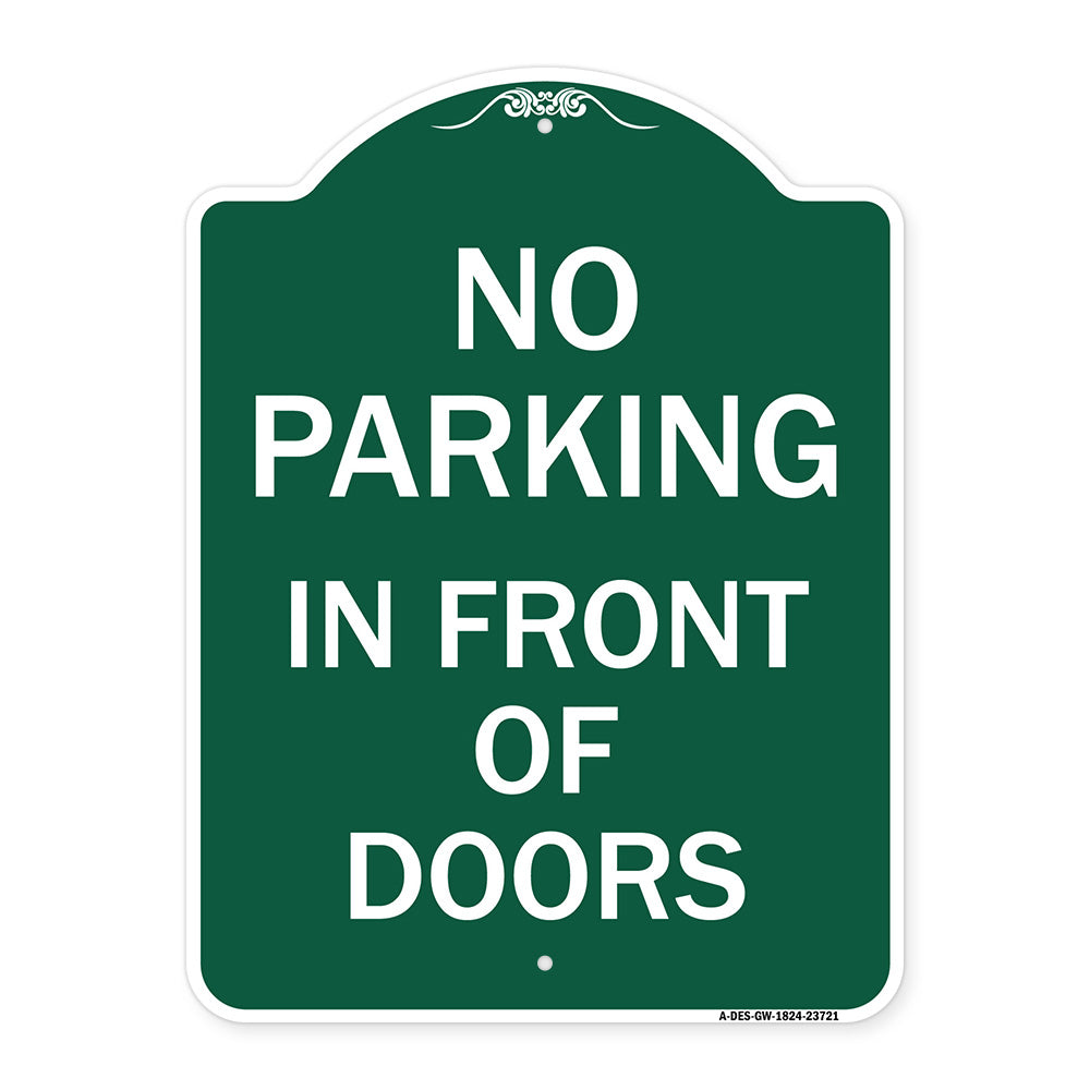 No Parking in Front of Doors