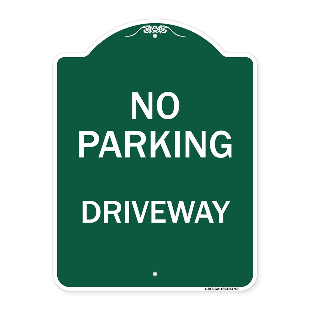 No Parking Driveway