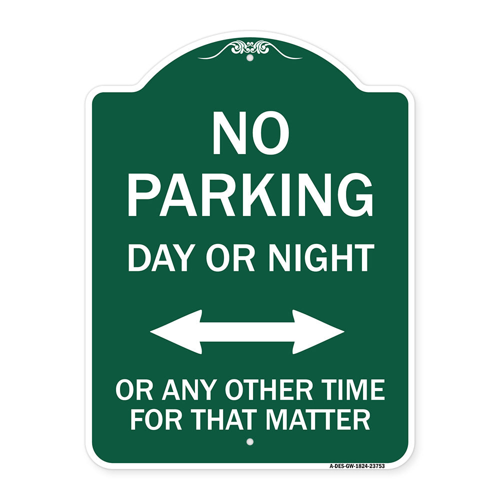 No Parking Day or Night or ANY Other Time for That Matter
